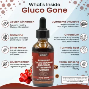 Elixir ™️Berberine with Ceylon Cinnamon Drops
