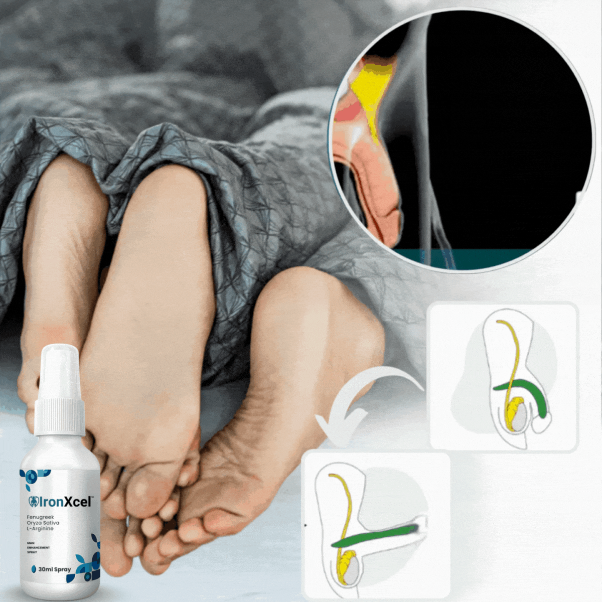 IronXcel™ Algae Erection Spray | Rock-Hard Erections in Just 1 Minute!