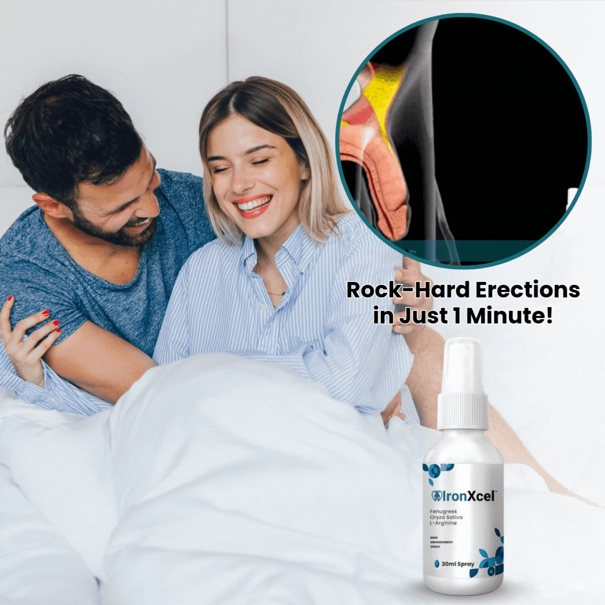 IronXcel™ Algae Erection Spray | Rock-Hard Erections in Just 1 Minute!
