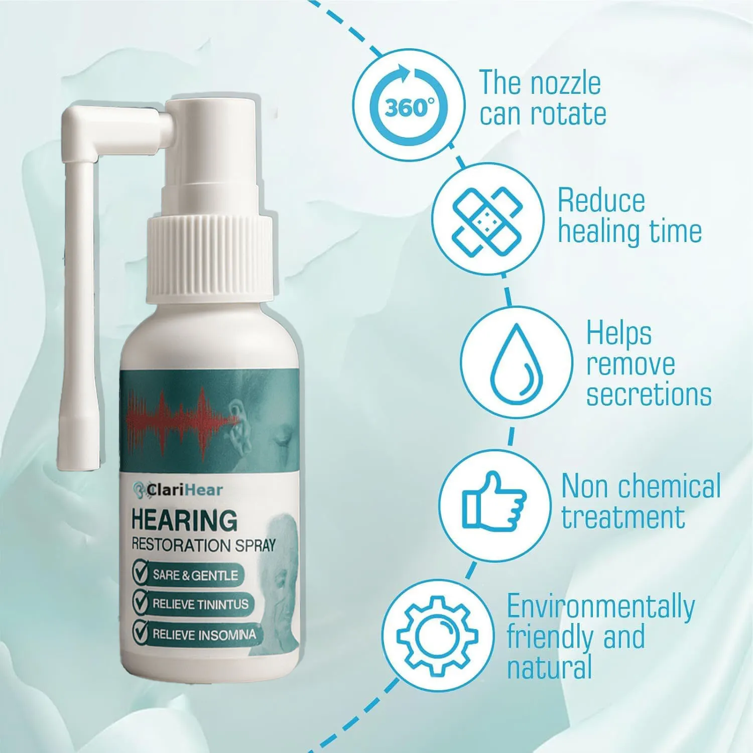 ClariHear™ Ear Spray | Boosts hearing clarity by 99% within 3 days!