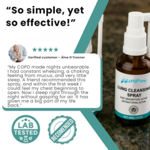 LungPure™ | Helps clear up to 92% of built-up mucus in the lungs in just 48 hours