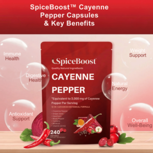 SpiceBoost™ Cayenne Pepper  | Wake up your blood flow and reclaim your strength now!