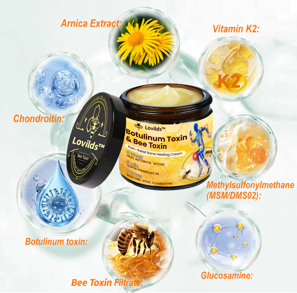 LOVILDS™ Botulinum Toxin & Bee Toxin Pain-Relief Bone Healing Cream