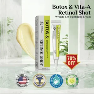 Botox & Retinol Shot - Eraser for deep wrinkles, sagging jawls & puffy eyes