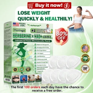 Aetherium® Moringa Berberine NAD+ 10-in-1 Advanced Nano Microneedle Patch