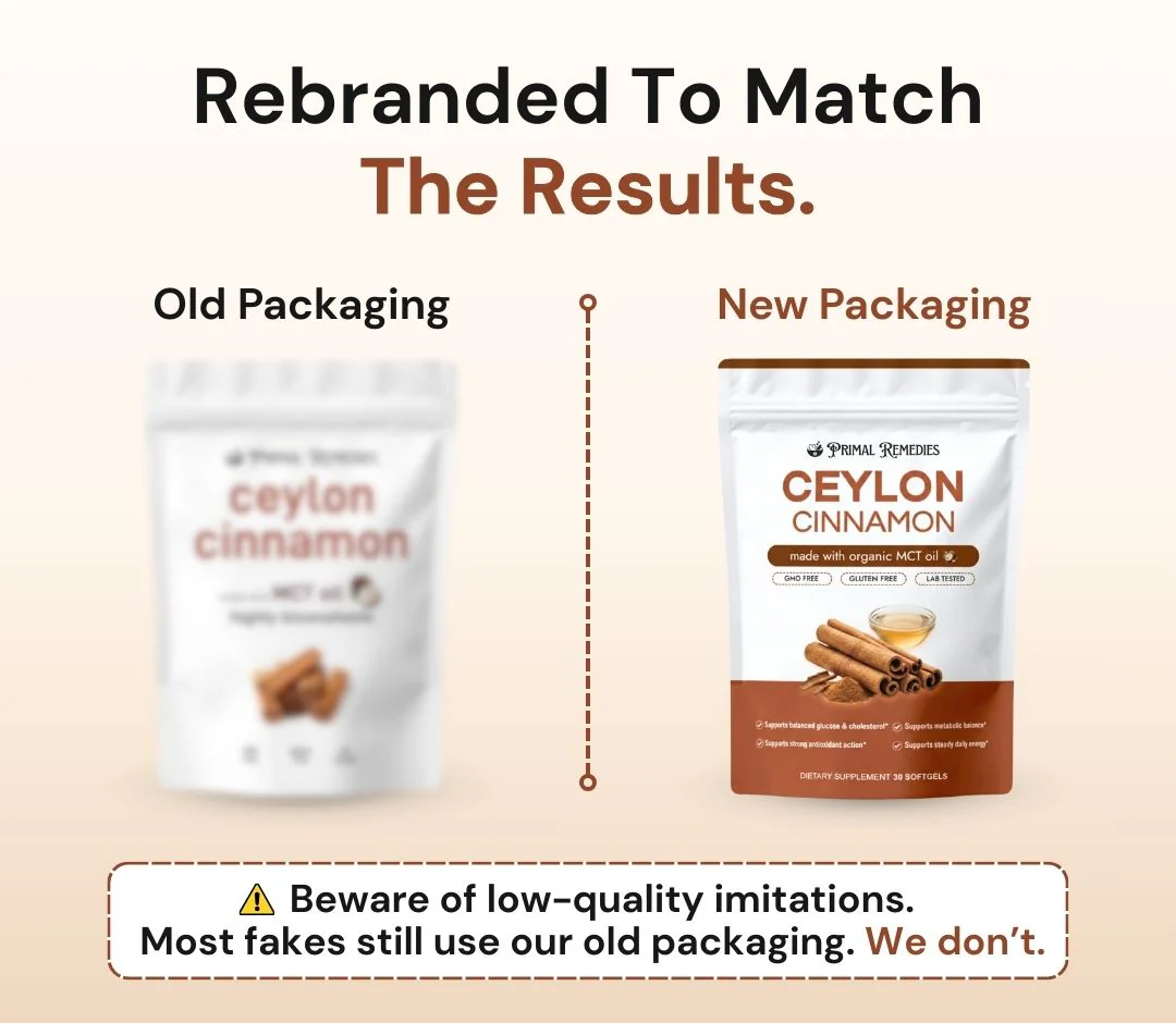 Primal Remedies Ceylon Cinnamon 7200mg equivalent with MCT Oil