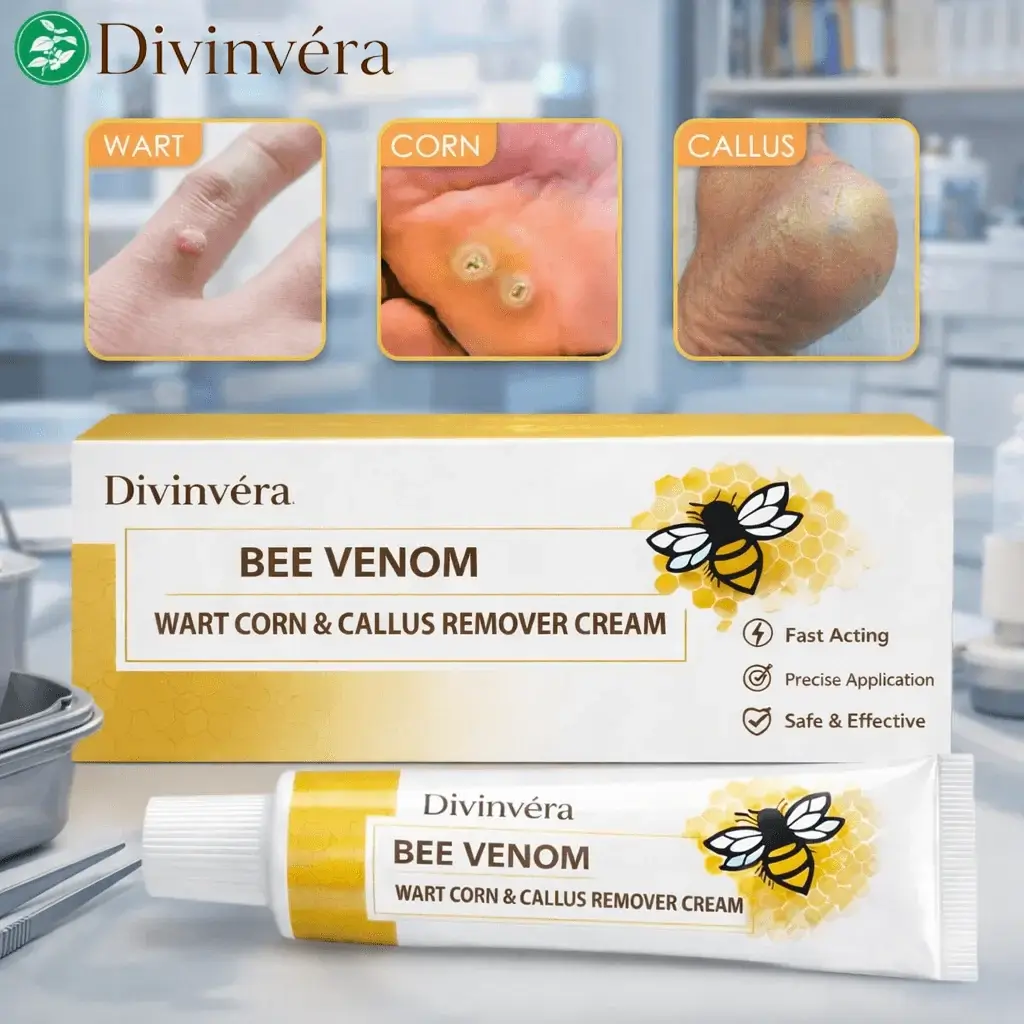 Divinvéra BEE VENOM WART CORN & CALLUS REMOVER CREAM
