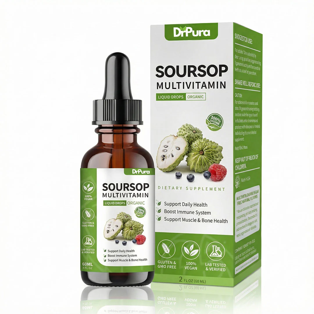 DrPura Soursop Drops – Kill & Flush Parasites From