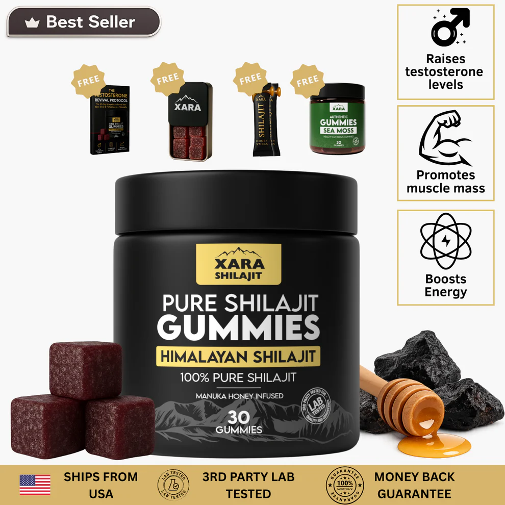 Xara Shilajit® Pure Shilajit Gummies