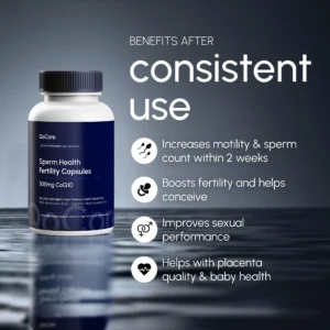 QoCore Sperm Health Fertility Capsules | 300mg