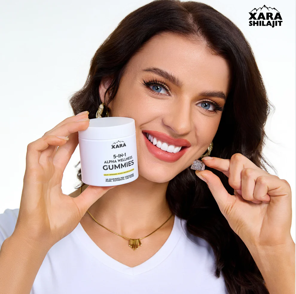 Xara Shilajit 5-in-1 Alpha Wellness Gummies