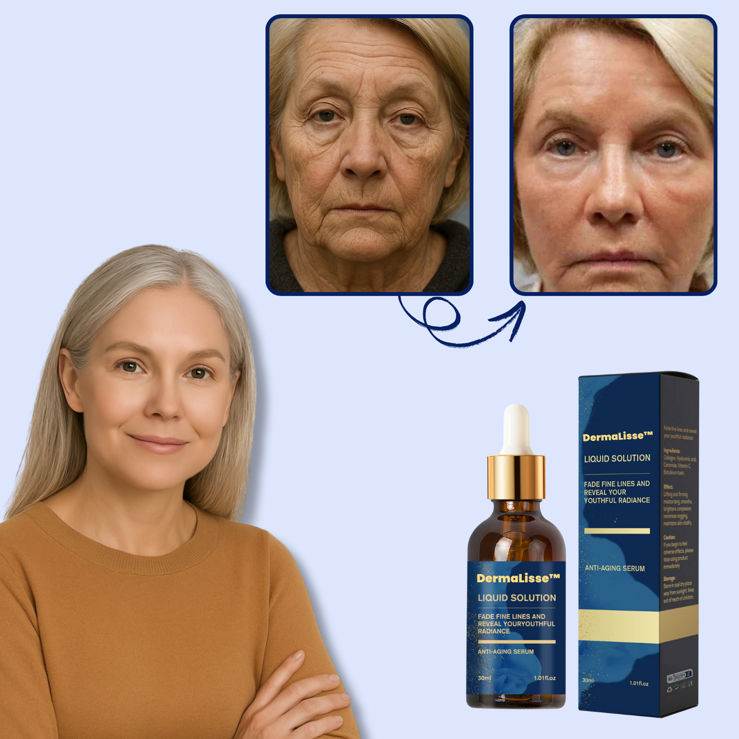 DermaLisse™ Lift Serum | Lift your face without botox in 1 week!