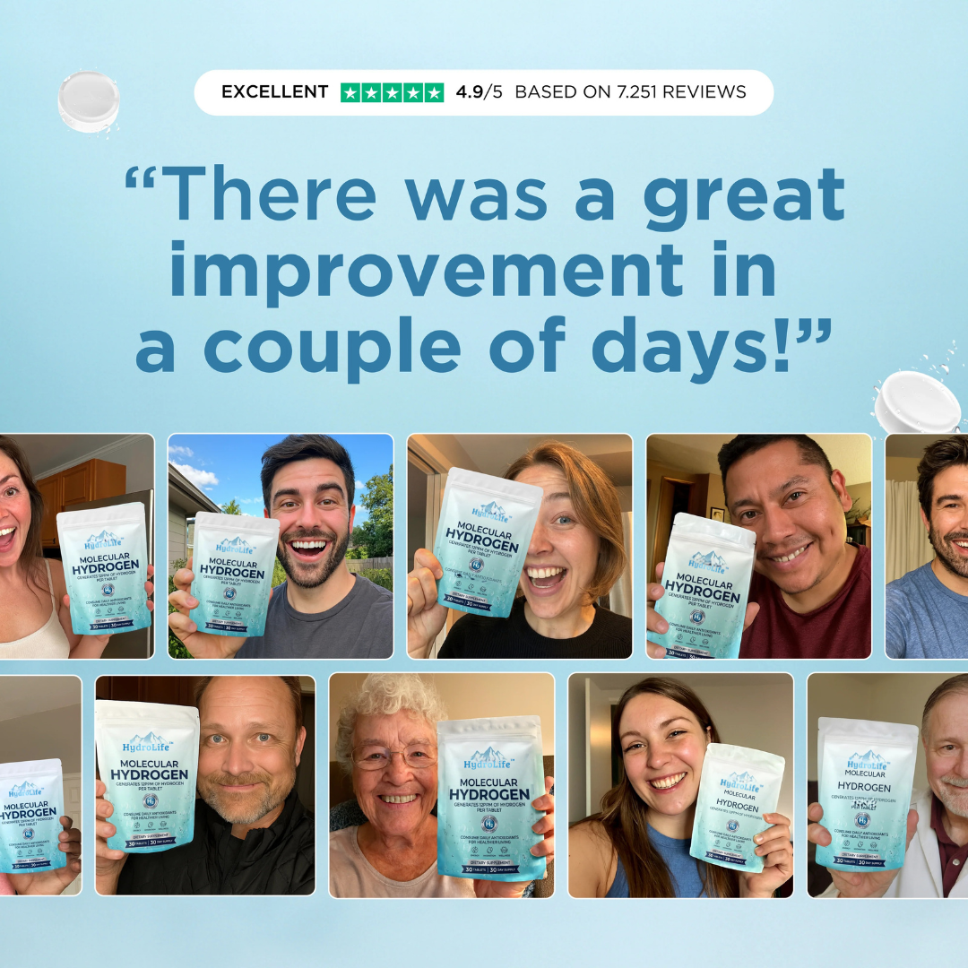 HydroLife™ MOLECULAR HYDROGEN Generates 12PPM