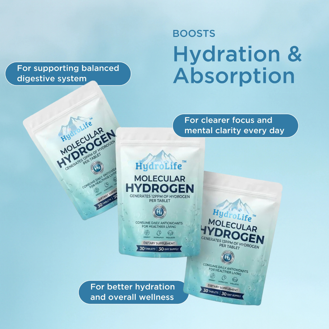 HydroLife™ MOLECULAR HYDROGEN Generates 12PPM
