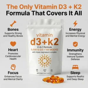 Aorve Vitamin D3 + K2 - The 2-in-1 Formula
