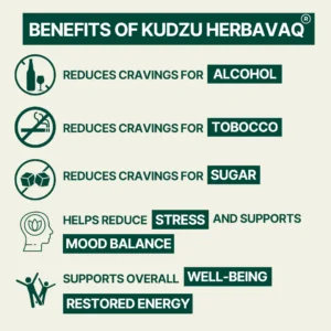 HerbavaQ KUDZU Food Supplement helps reduce cravings