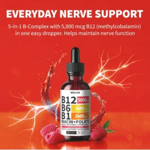 Extra Strength Nolux B12 B6 B1 niacin Folate Liquid
