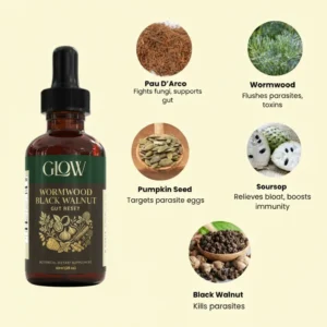 Glow Wormwood Black Walnut Gut Reset
