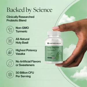 EverNatureCure Lung Support Probiotics