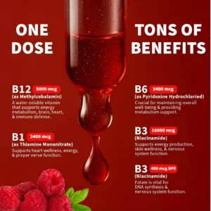 Extra Strength Nolux B12 B6 B1 niacin Folate Liquid