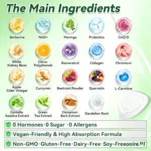 CareUplift Berberine X NAD+ Advanced Microneedle Patch