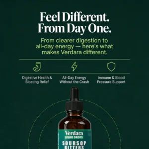 Verdara Liquid Drops Soursop Moringa Seamoss Turmeric​