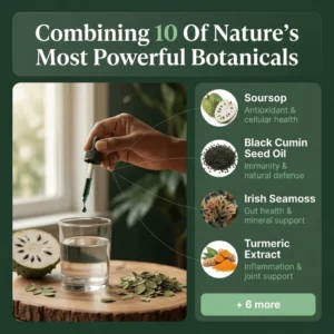 Verdara Liquid Drops Soursop Moringa Seamoss Turmeric​