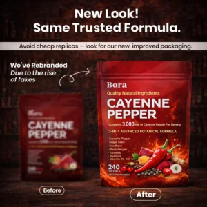 Bora Cayenne Pepper Extract Softgels