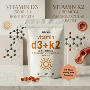 Aorve Vitamin D3 + K2 - The 2-in-1 Formula