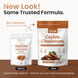 Lirae Ceylon Cinnamon 7200mg Equivalent with MCT Oil