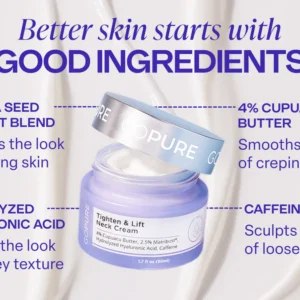 GOPURE Tighten & Lift Neck Cream Matribust Caffeine