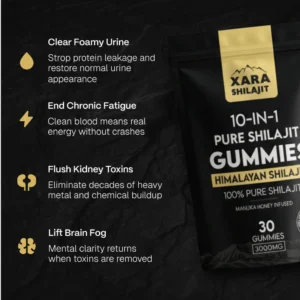 Xara Shilajit® Kidney Support Shilajit Gummies