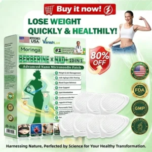 VanishLux Moringa Berberine X NAD+ Nano Microneedle Patch