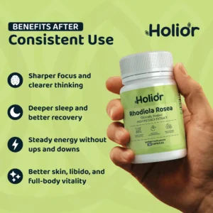 Holior Rhodiola Rosea – Natural Cortisol Balance Reset