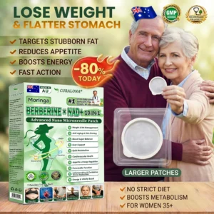 Curalona Moringa Berberine NAD+ 10-in-1 Microneedle Patch
