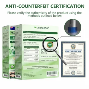 Curalona Moringa Berberine NAD+ 10-in-1 Microneedle Patch