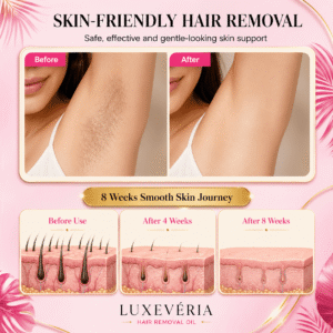 Luxevéria Hair Removal Oil Silky Smooth & Confident