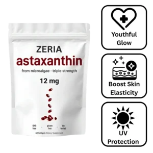 Zeria Astaxanthin from Microalgae Triple Strength