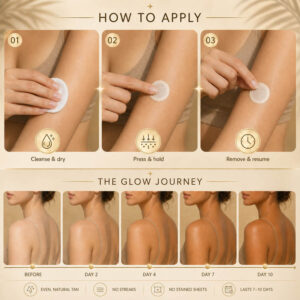 Celestvéra Tanning Microneedle Patches