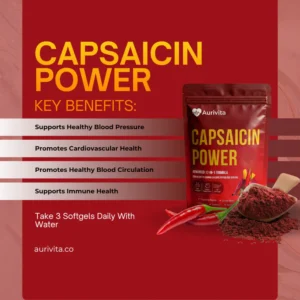 Aurivita Capsaicin Power - Cayenne Pepper Softgels
