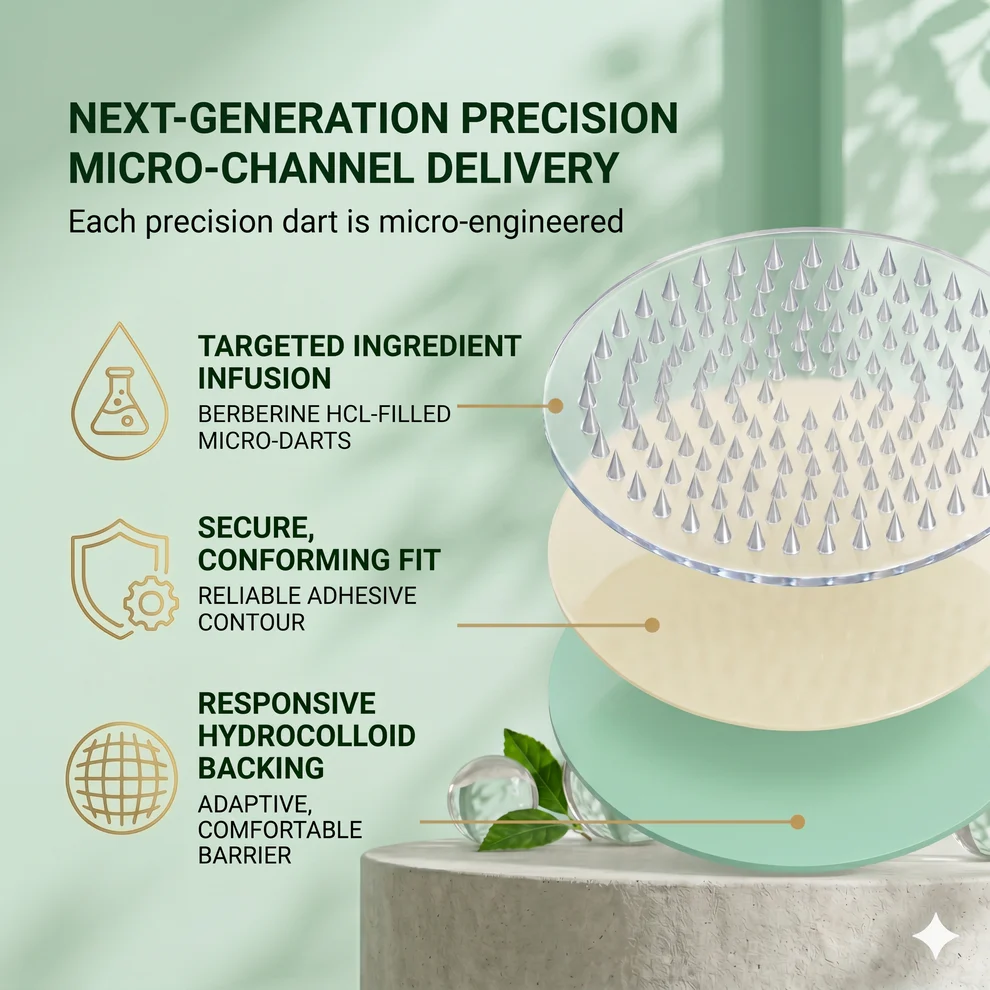 AerisSmile® Berberine 10-in-1 Nano Microneedle Slimming Patch