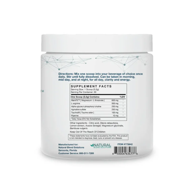 Mindtality Lemon Flavor Dietary Supplement
