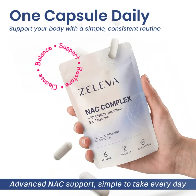 Zeleva NAC Complex with Glycine, Selenium & L-Theanine