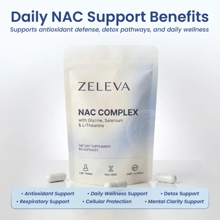 Zeleva NAC Complex with Glycine, Selenium & L-Theanine