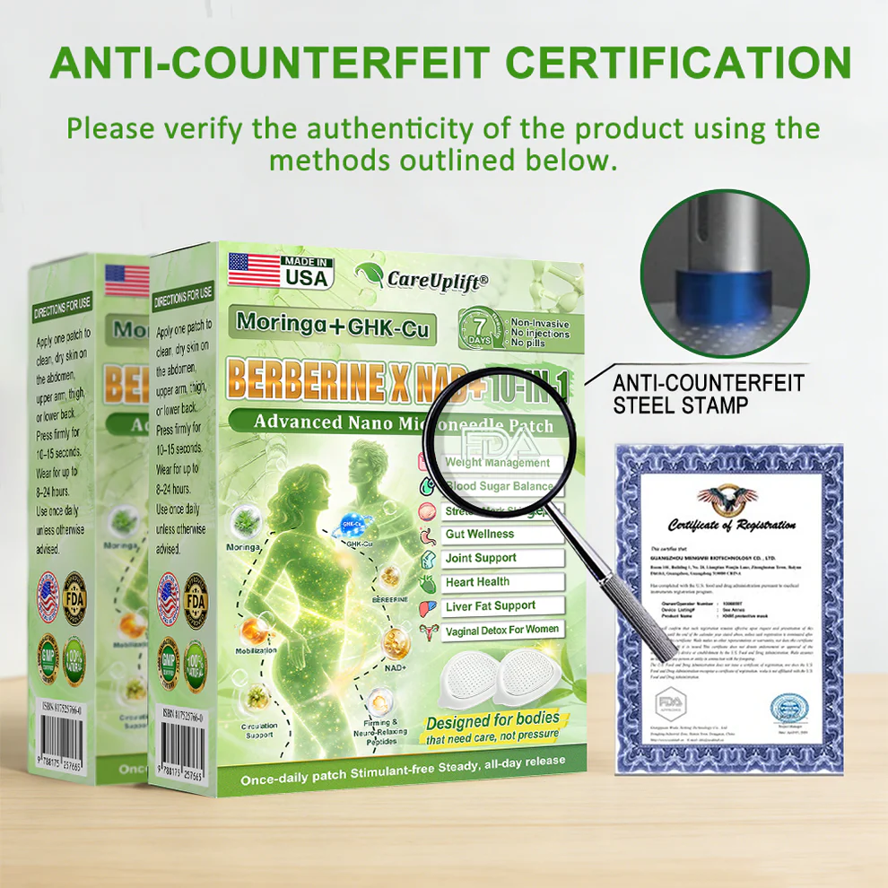 CareUplift Metabolic Nano Microneedle Patch