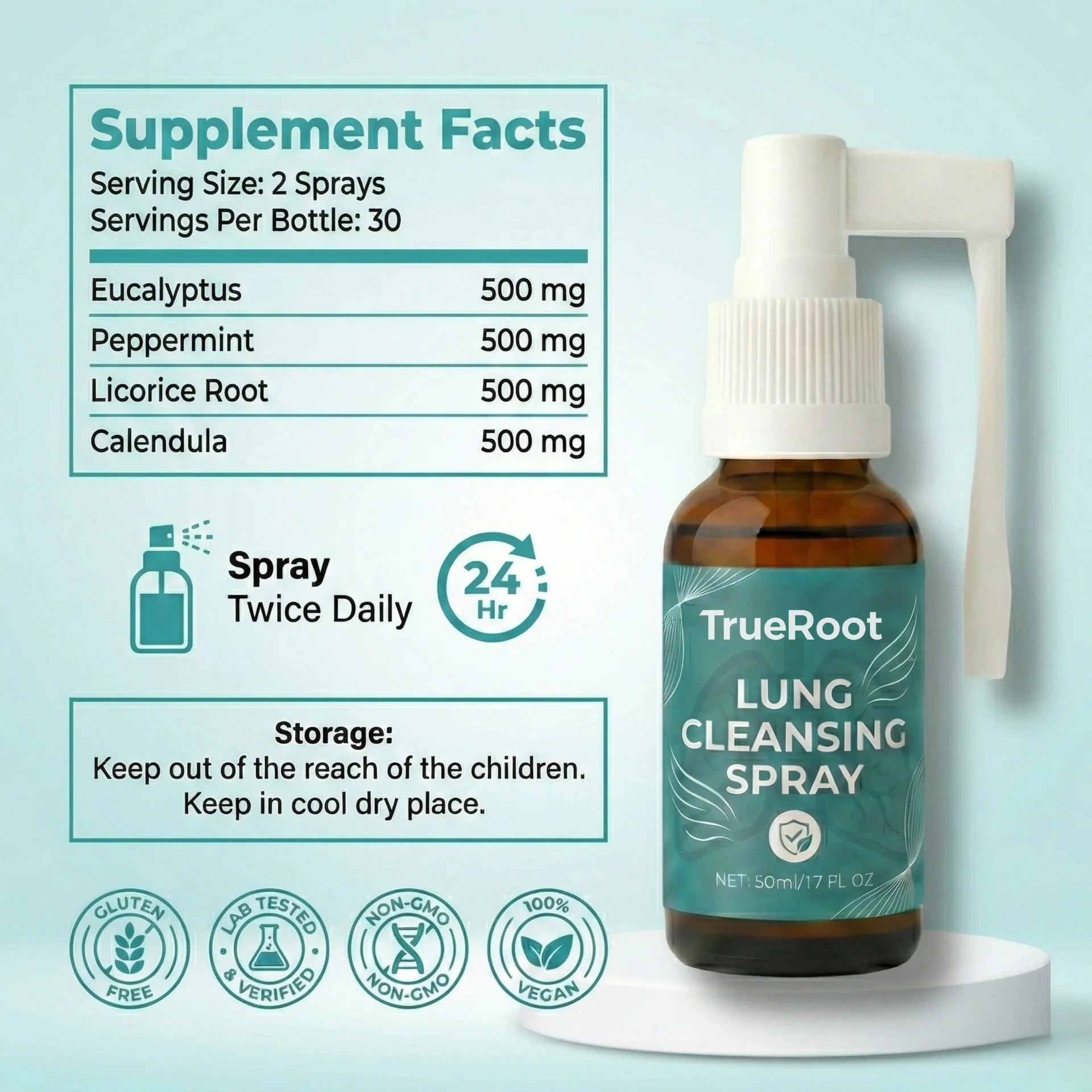 TrueRoot™ Lung Cleanse Spray