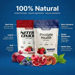 Holivaro Nitric Oxide & Prostate Health Soft Chews