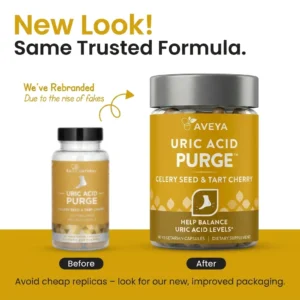 Aveya Uric Acid Purge Complex 1200mg Vegetarian Capsules