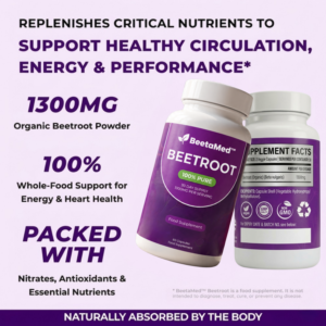 BeetaMed™ Beetroot Capsules | Support Circulation