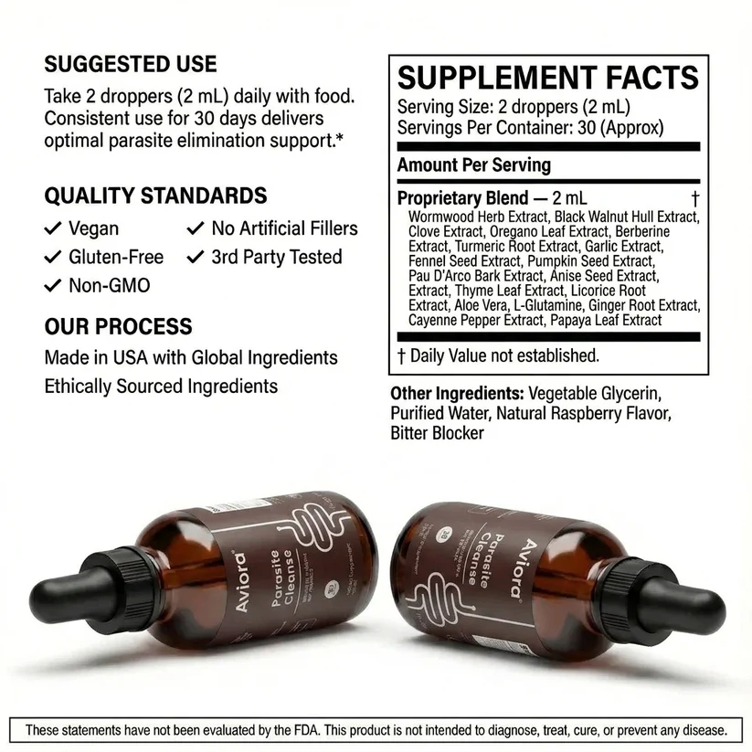 Aviora Parasite Cleanse Liquid Drops
